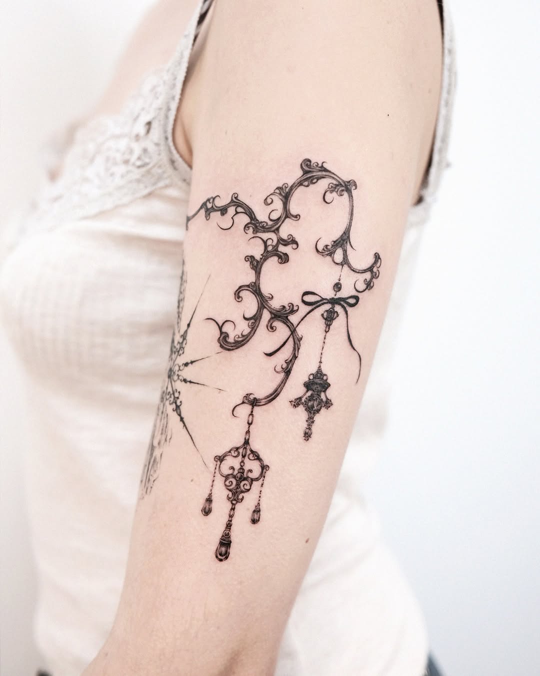 Tattoo by @aebak.tt — fine_line, ornamental