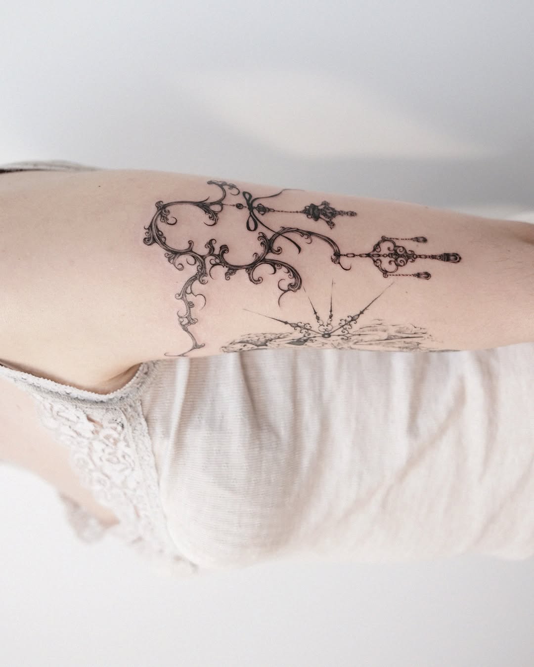 Tattoo by @aebak.tt — fine_line, ornamental
