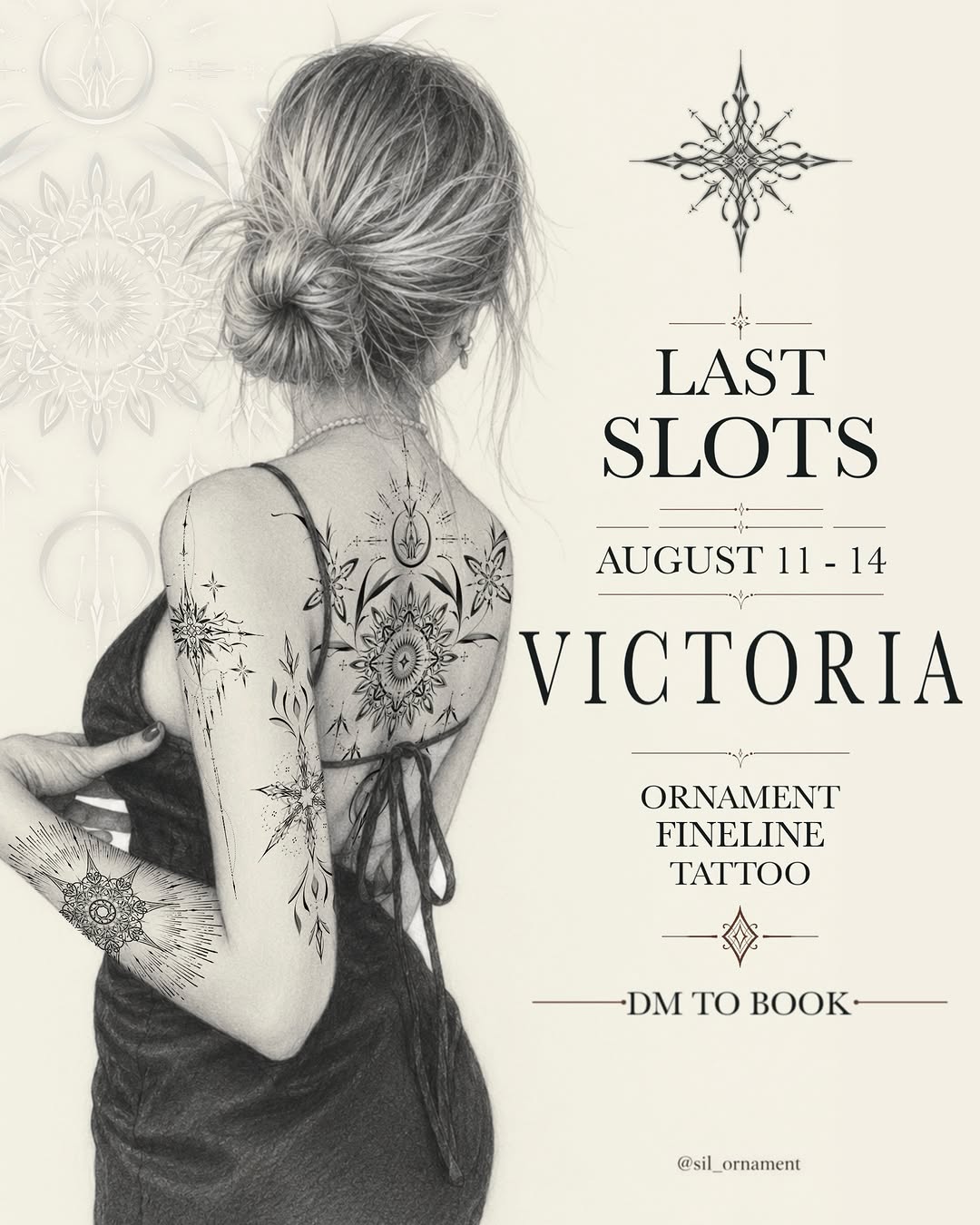 Tattoo by @sil_ornament โ fine_line, ornamental