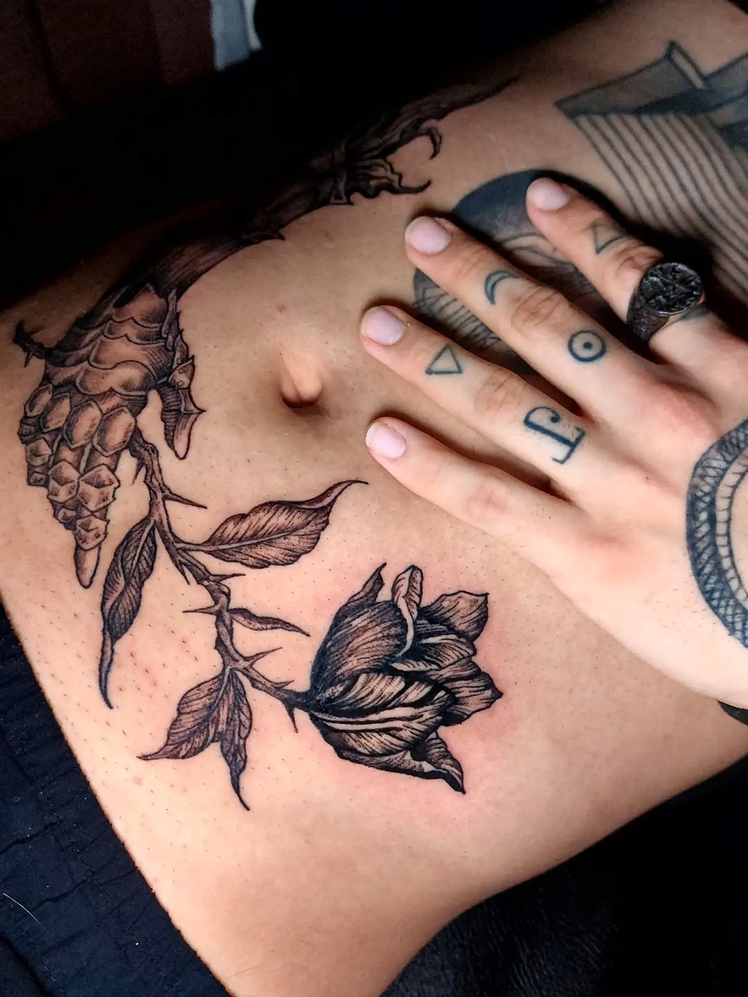 Tattoo by @dazorath — black_and_grey, realism