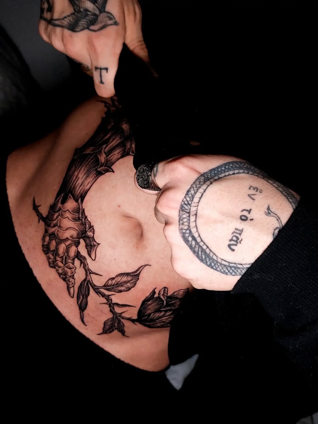 Tattoo by @dazorath — black_and_grey, realism
