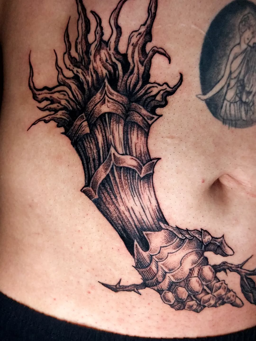 Tattoo by @dazorath — dark_realism, black_and_grey