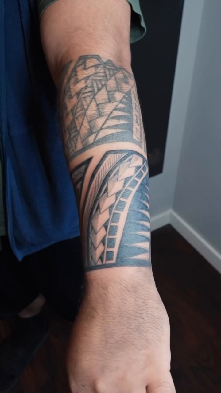 Tattoo by @sacred_lines_empirellc — tribal, geometric