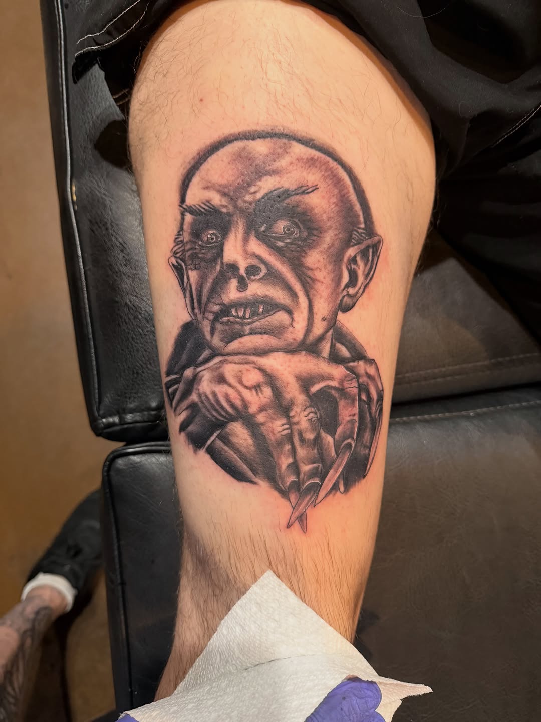 Tattoo by @copperheadtattooer — realism, dark_realism