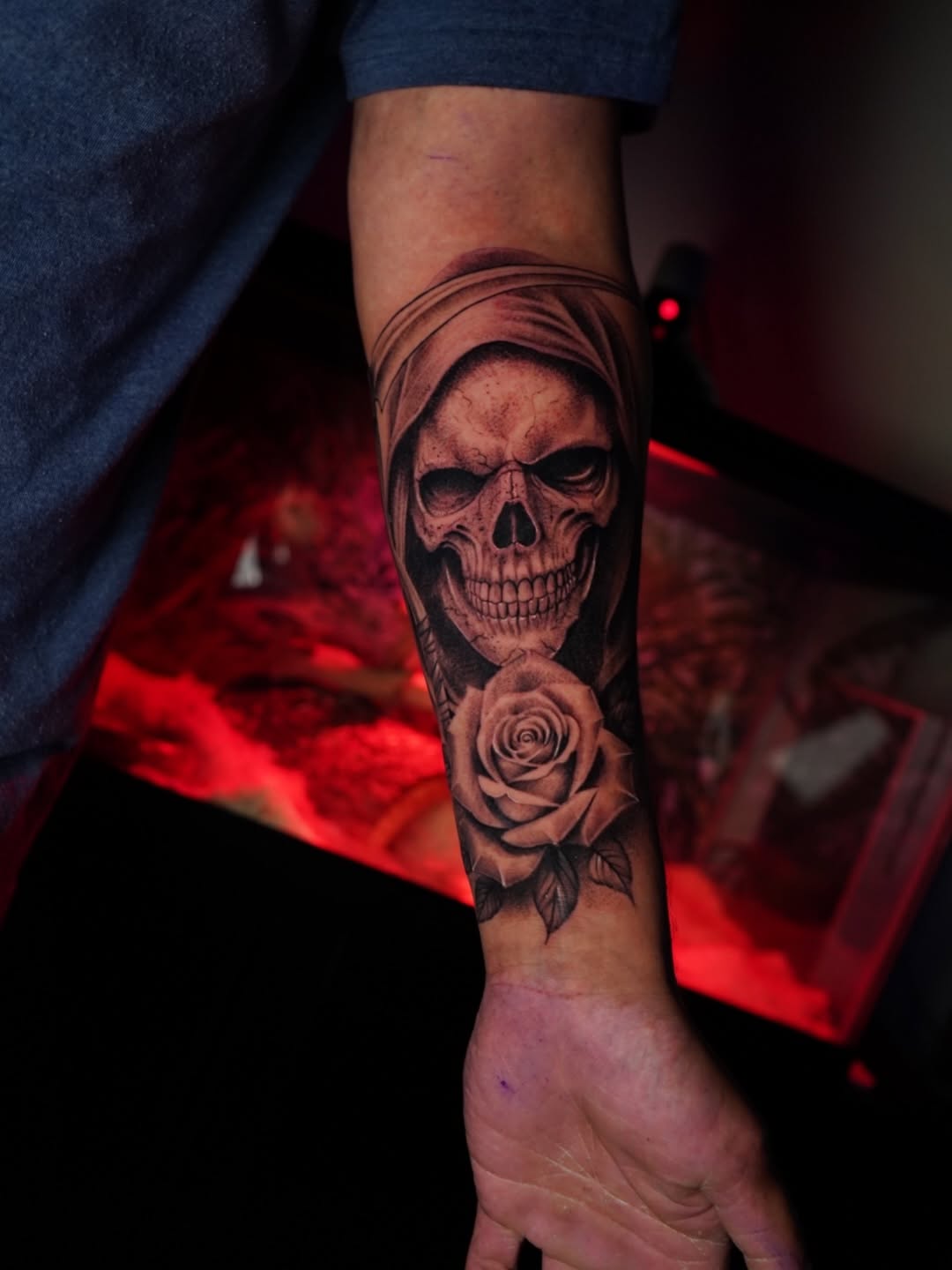 Tattoo by @estevez.ink — realism, black_and_grey