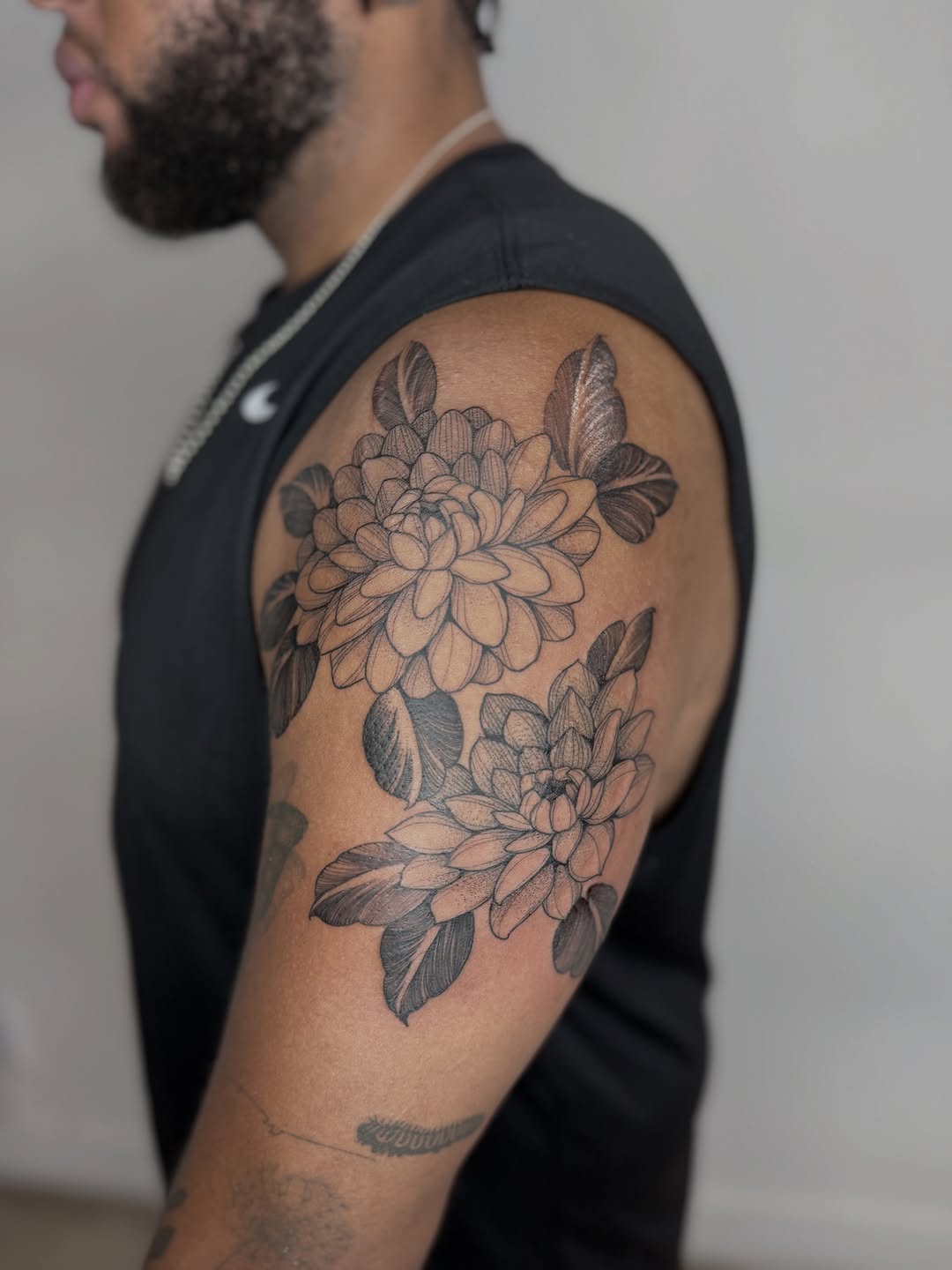 Tattoo by @miketa_tattoo — black_and_grey, fine_line