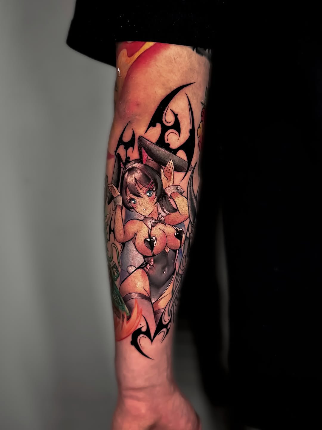 Tattoo by @solrugama — anime, new_school