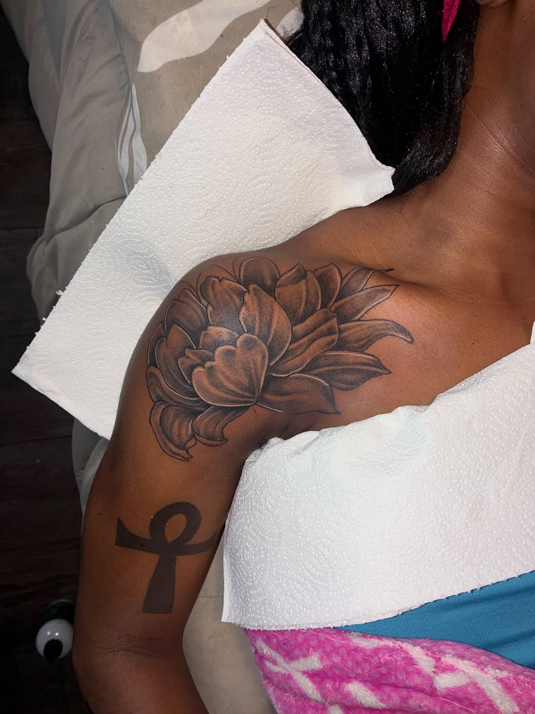 Tattoo by @inkedby_sonya_son — black_and_grey, realism