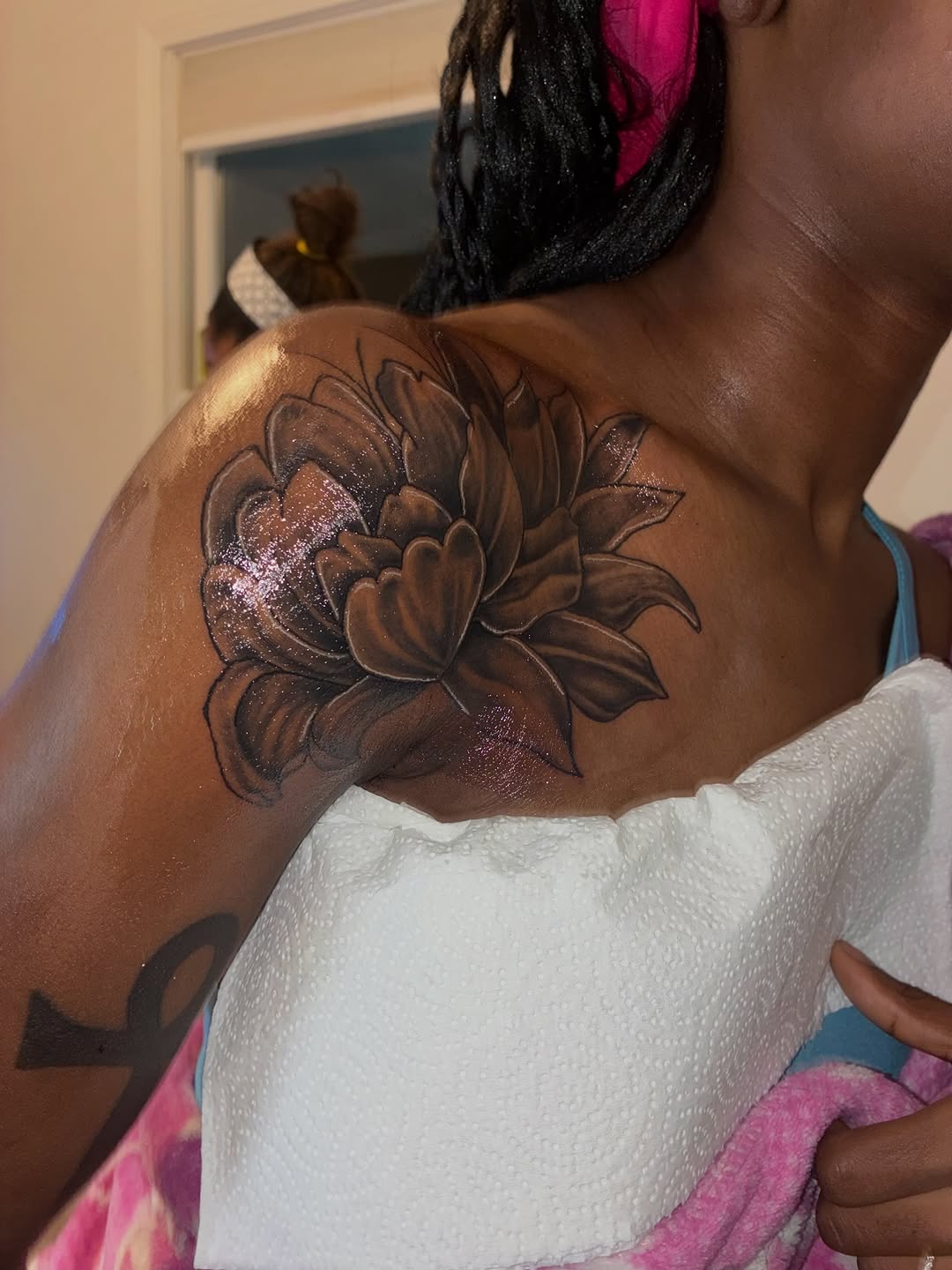 Tattoo by @inkedby_sonya_son — black_and_grey, realism