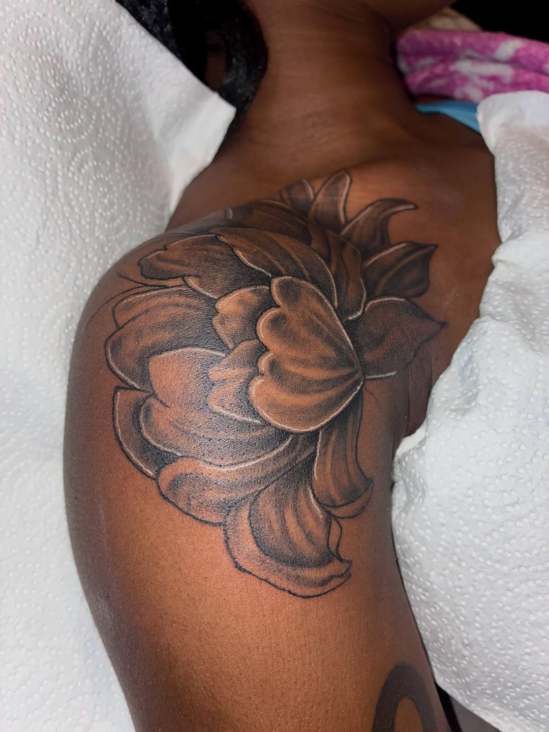 Tattoo by @inkedby_sonya_son — black_and_grey, realism