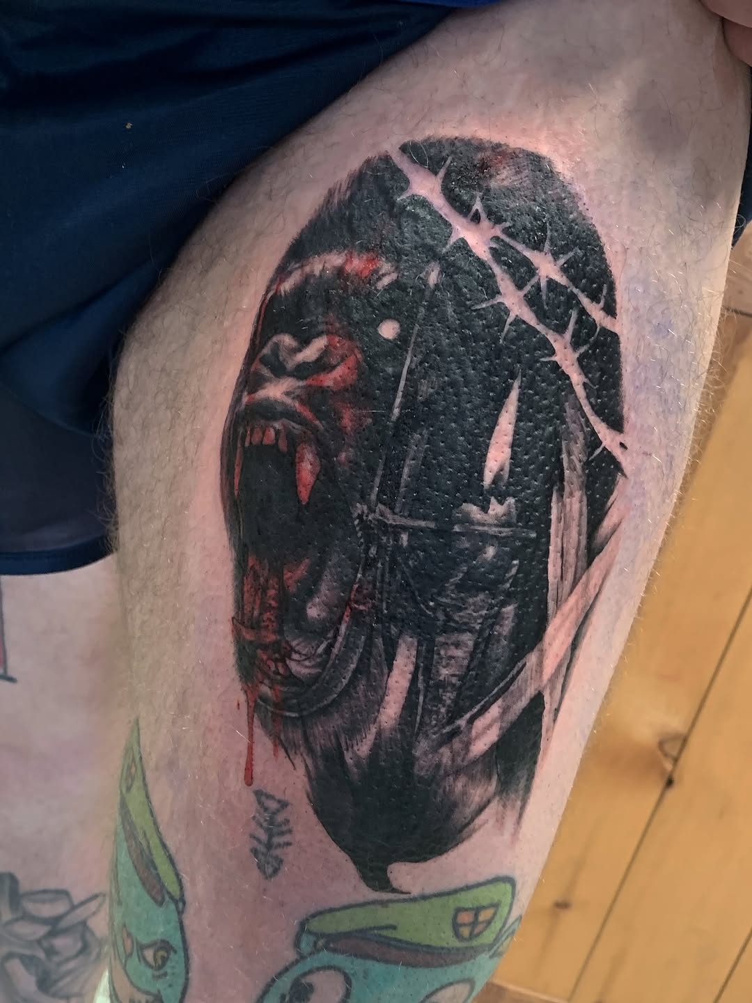 Tattoo by @macplanttattoos — realism, dark_realism