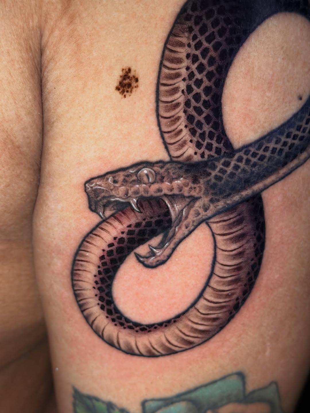 Tattoo by @sierrce β realism, black_and_grey