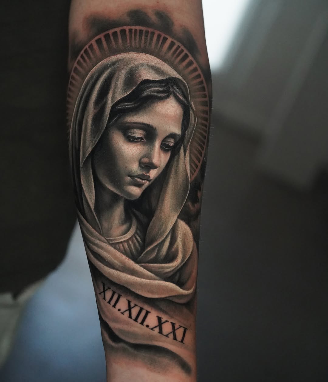 Tattoo by @charleshuurman — black_and_grey, realism