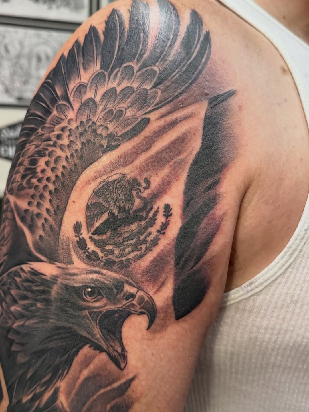 Tattoo by @tattoosbygonzo530 — realism, black_and_grey