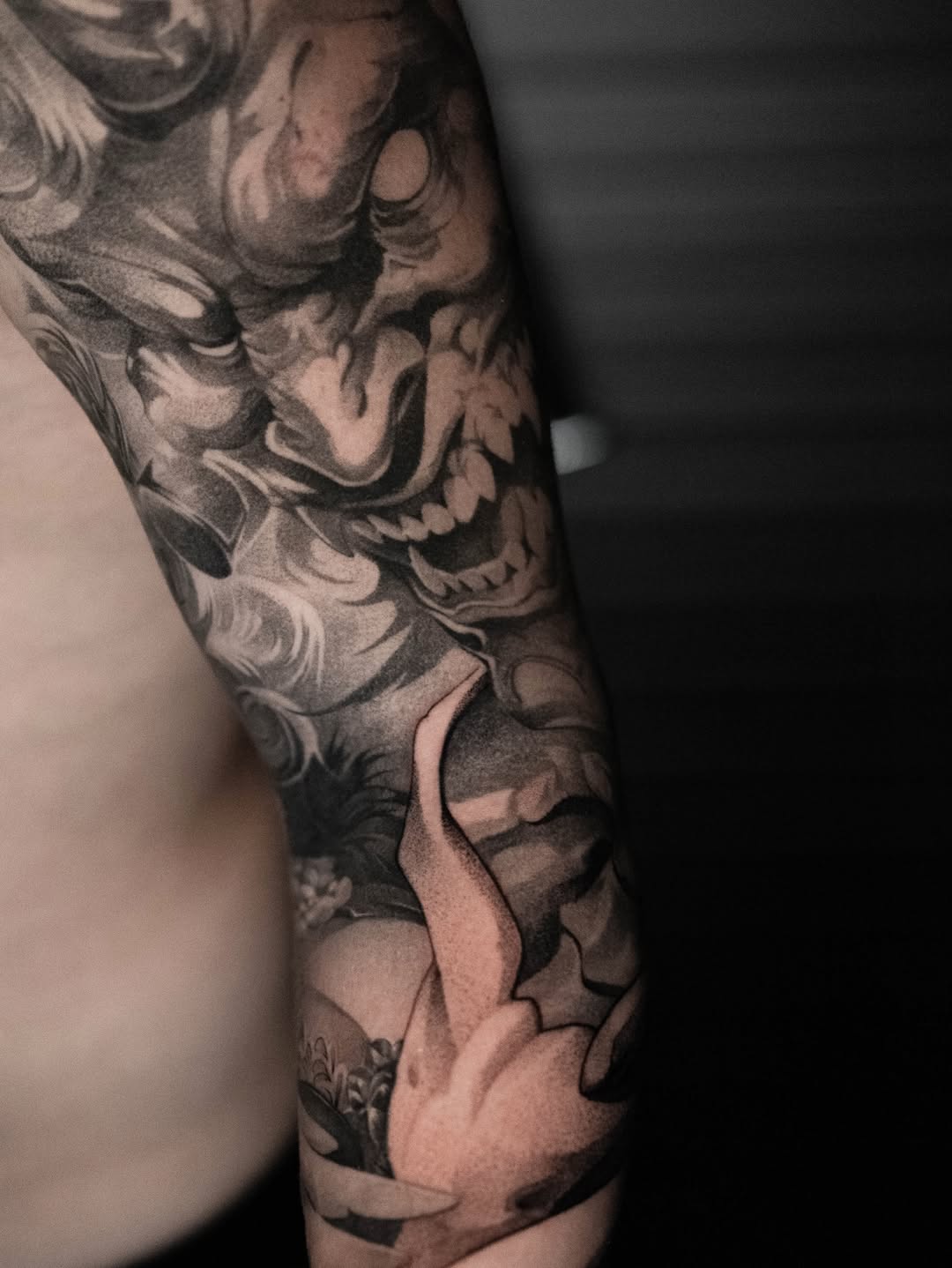 Tattoo by @slaidartwork — realism, black_and_grey