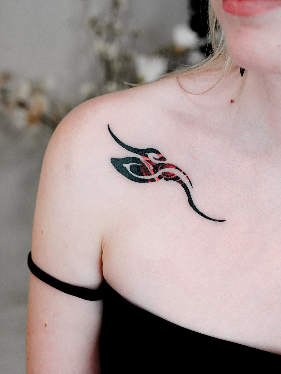 Tattoo by @a_flow_to — tribal, blackwork