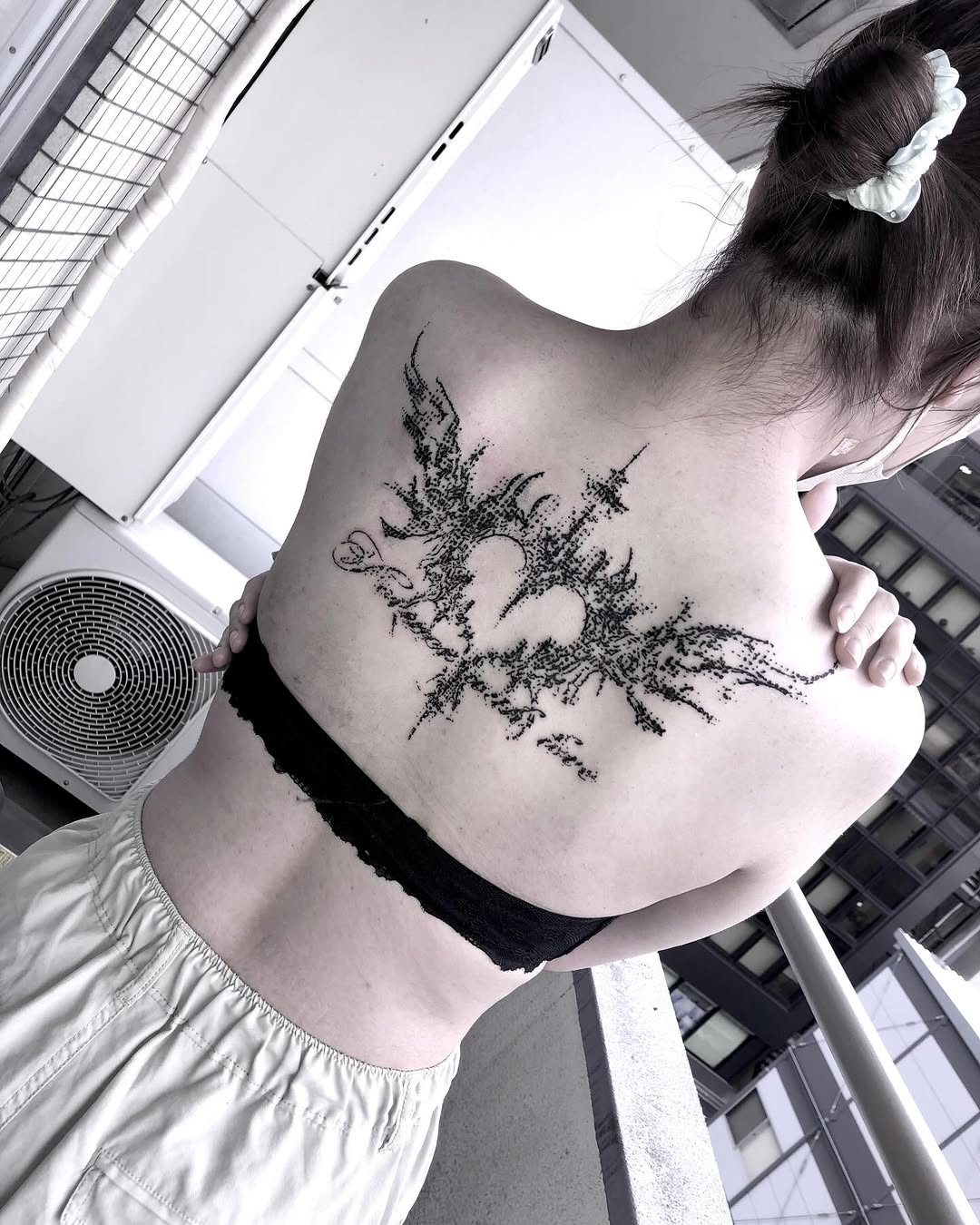 Tattoo by @lxk.e4_u β dotwork, blackwork