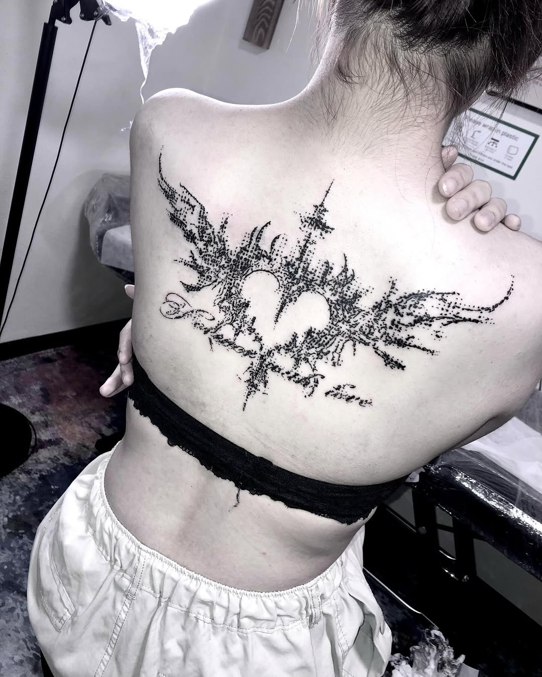 Tattoo by @lxk.e4_u β dotwork, blackwork