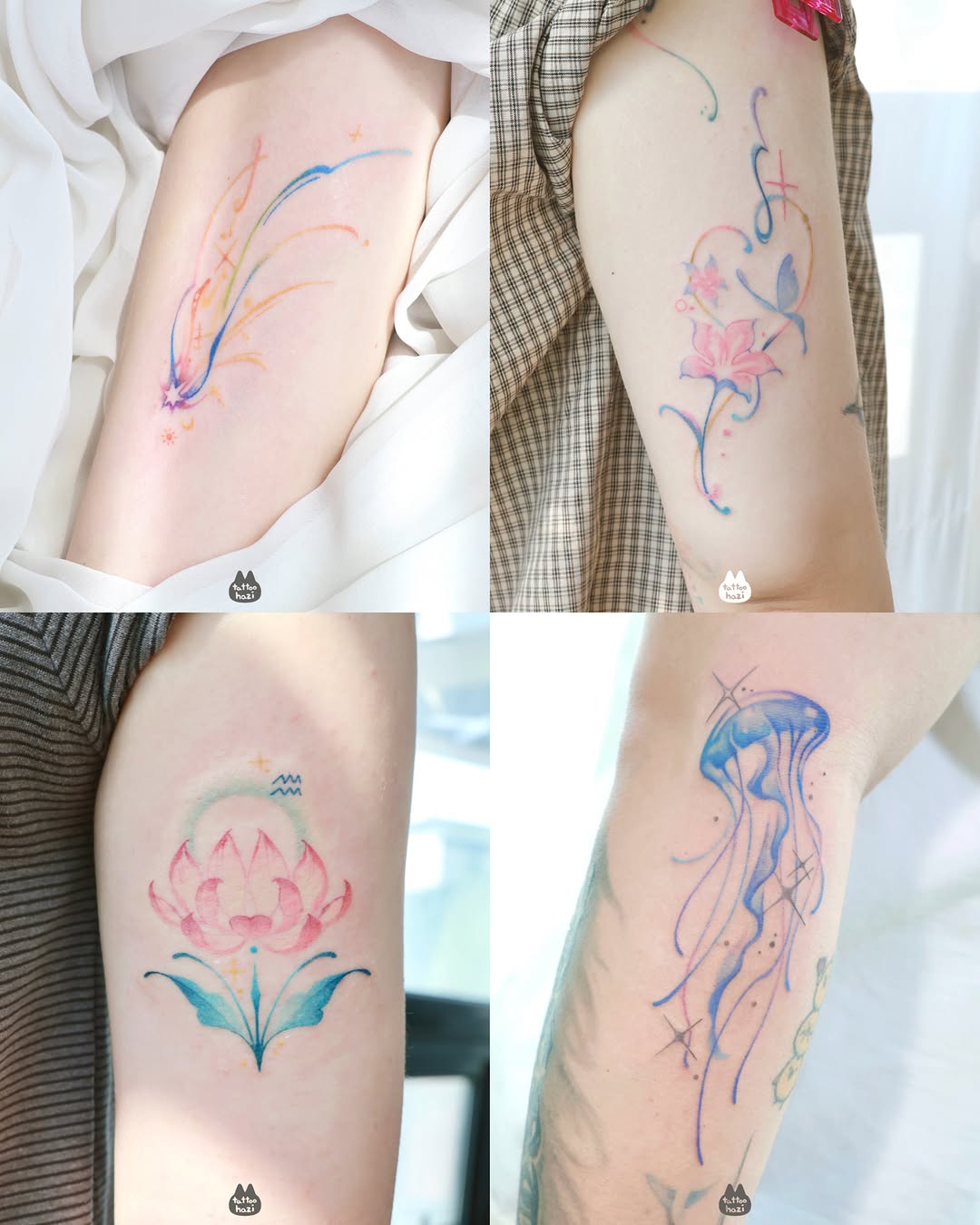 Tattoo by @tattoo_hazi — watercolor, fine_line