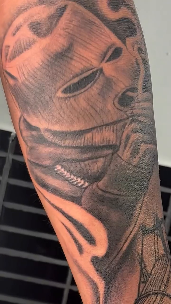 Tattoo by @sebastrussy โ black_and_grey, realism
