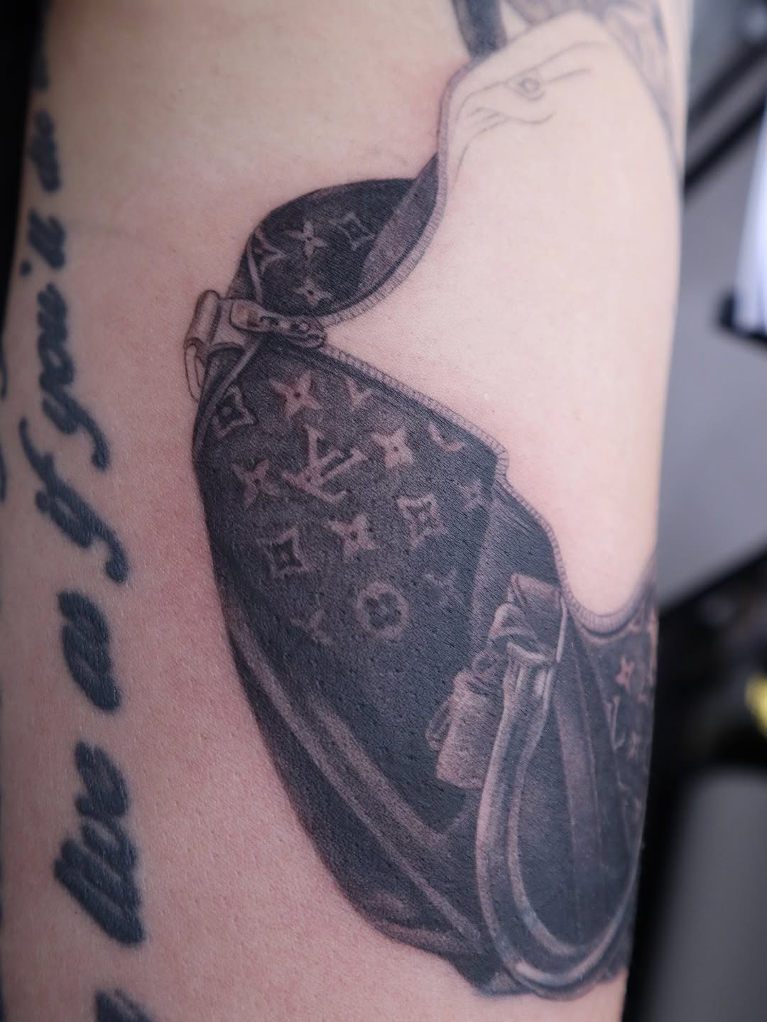 Tattoo by @hudiny_tattoo β realism, black_and_grey