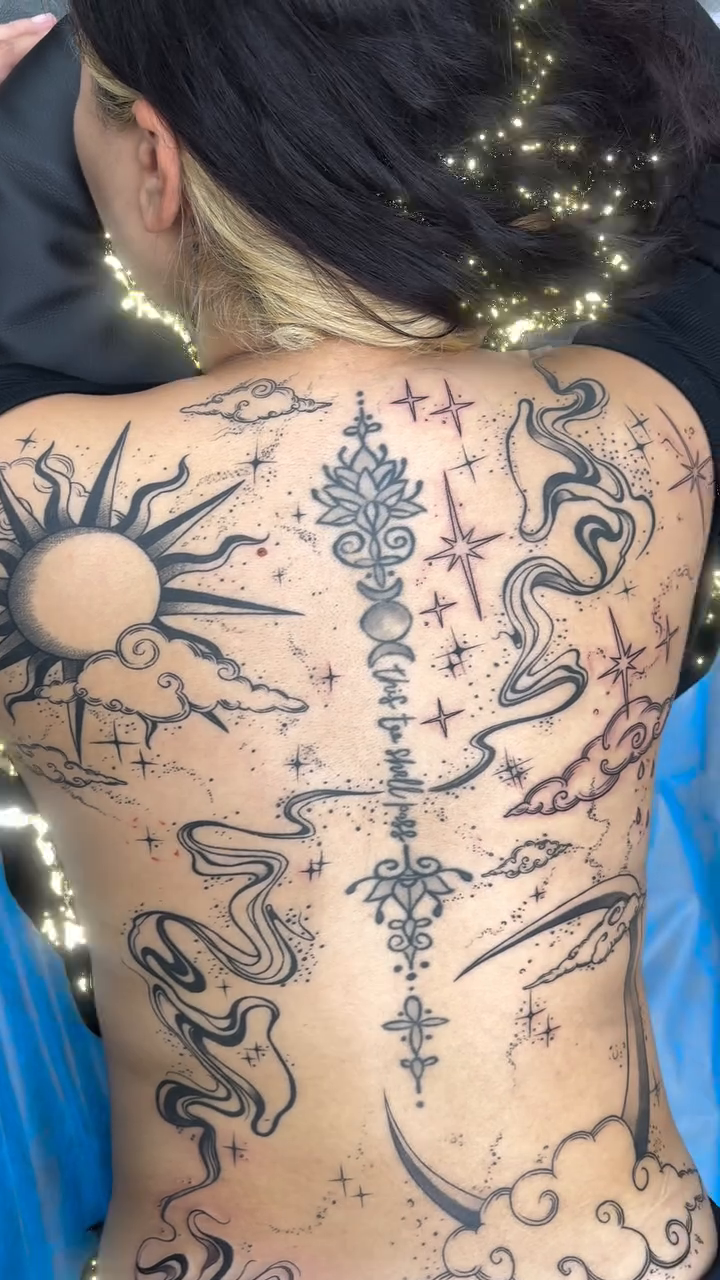 Tattoo by @mikehudsontattoos — geometric, dotwork
