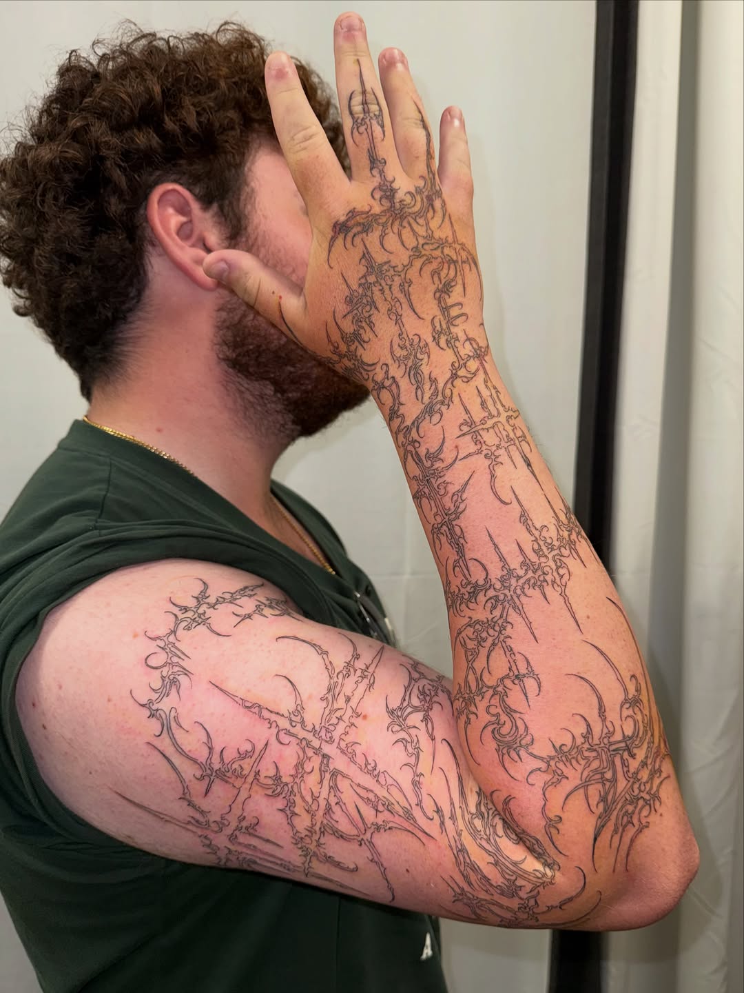 Tattoo by @diiv4n — blackwork, ornamental
