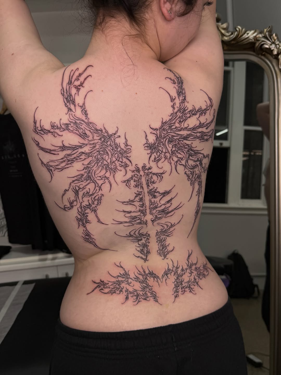 Tattoo by @diiv4n — blackwork, ornamental
