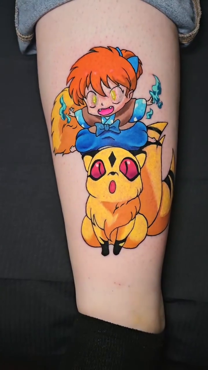Tattoo by @johnniericotattoos — anime