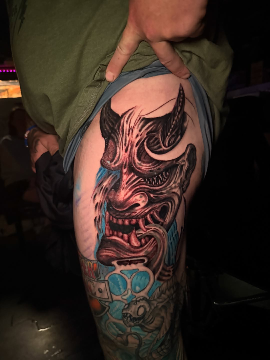 Tattoo by @garrett.morrell — dark_realism, blackwork