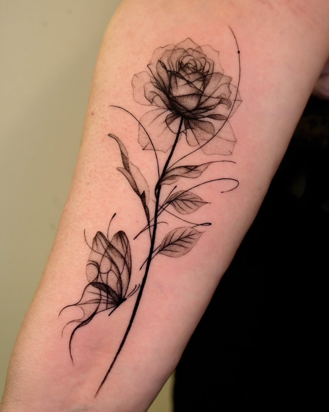 Tattoo by @tattooer_r.tee — fine_line, dotwork