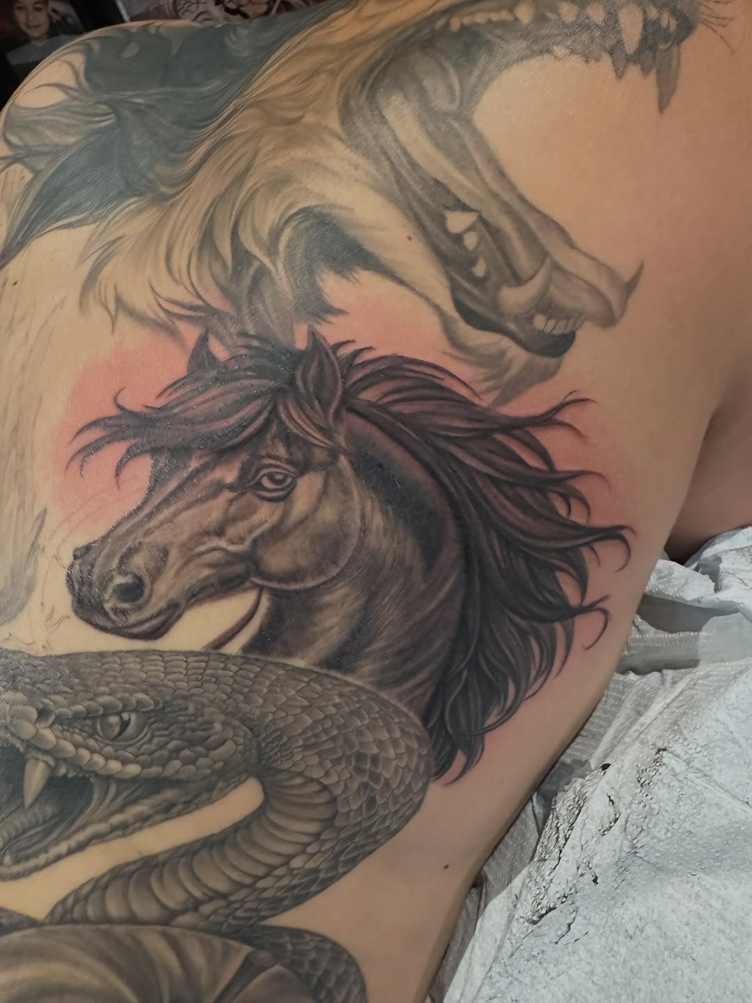 Tattoo by @baomtl — realism, black_and_grey