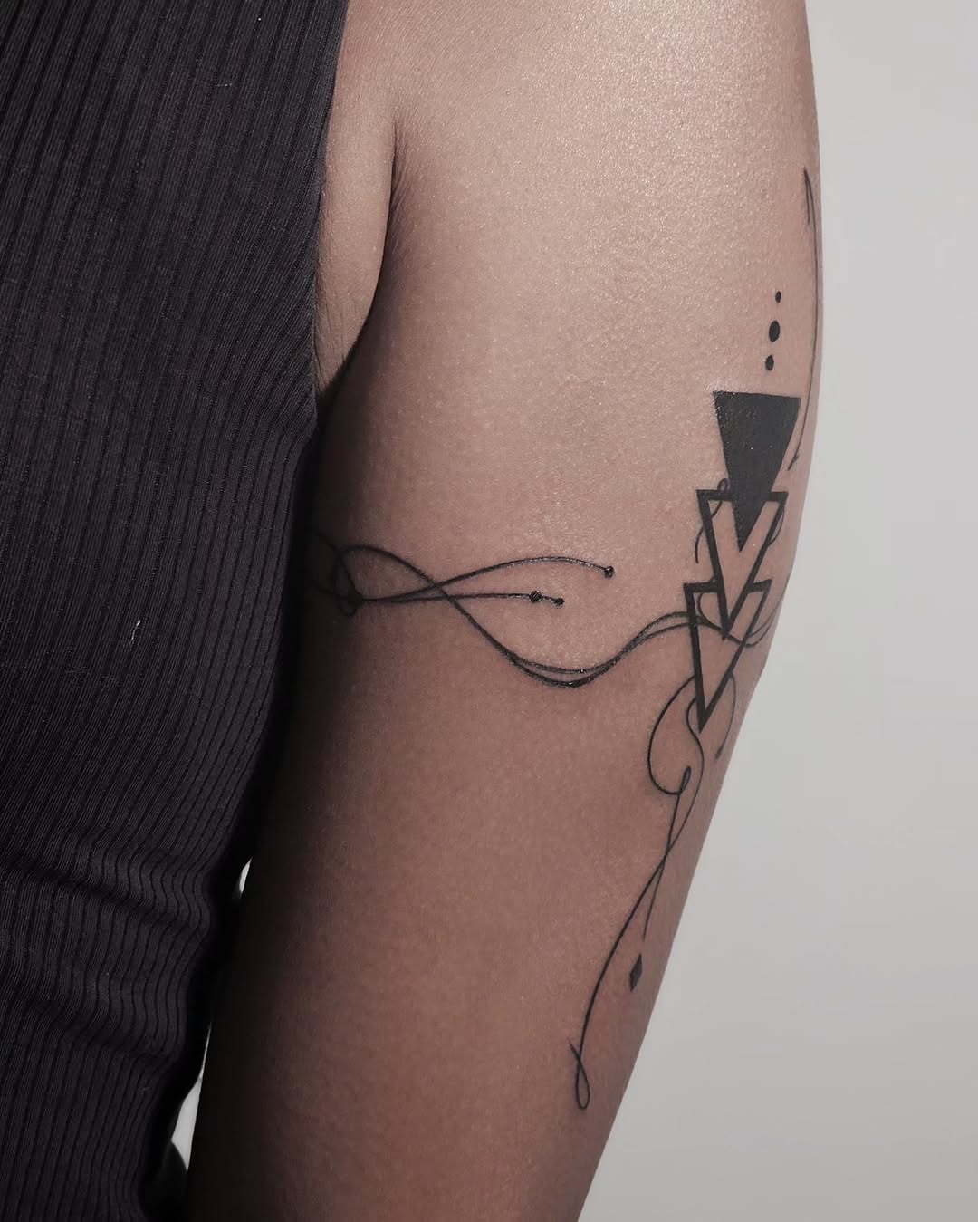 Tattoo by @draw.a_castle — geometric, fine_line