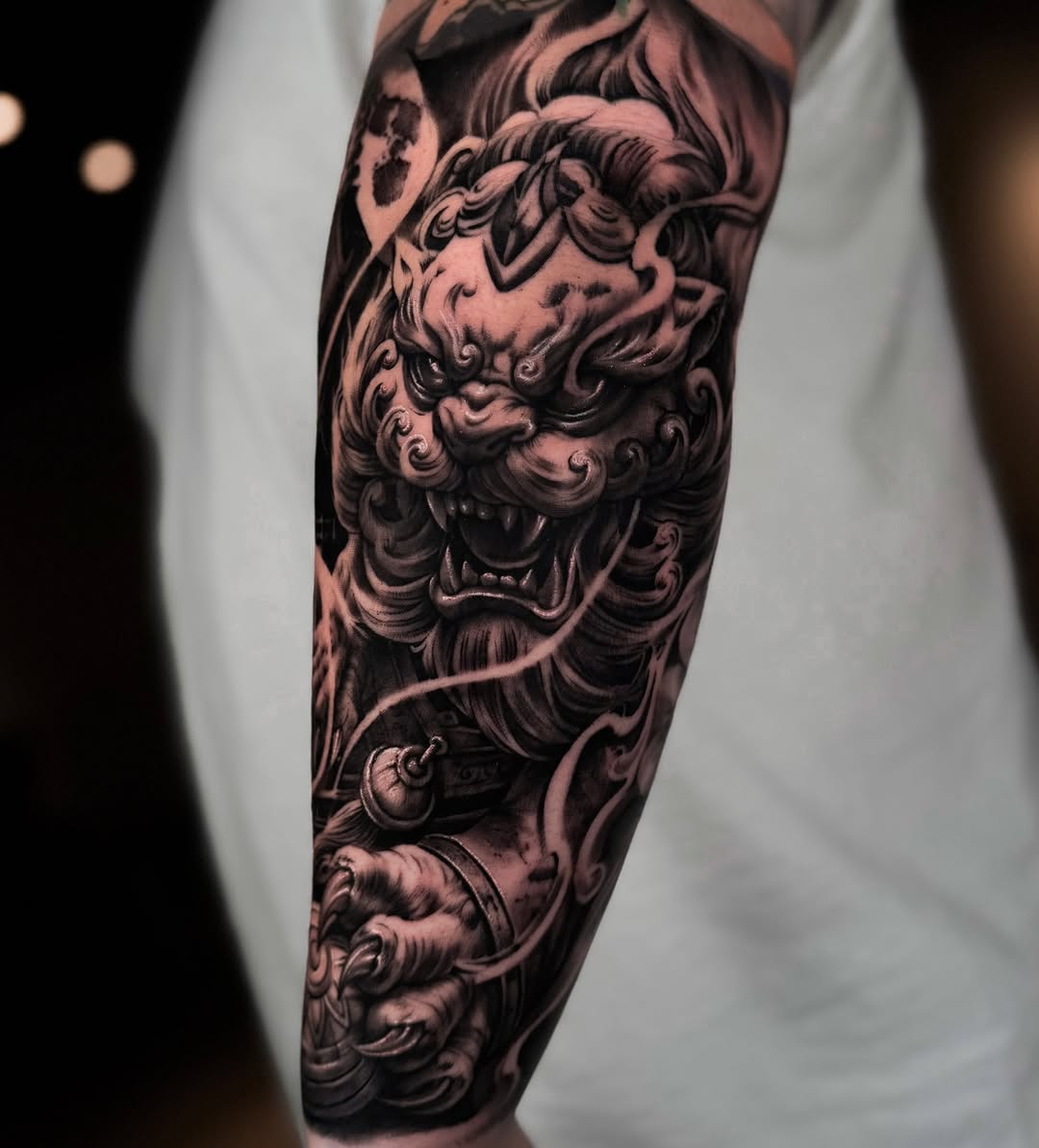 Tattoo by @mr.tea0801 — realism, black_and_grey