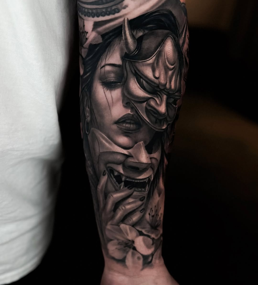 Tattoo by @mr.tea0801 — realism, black_and_grey