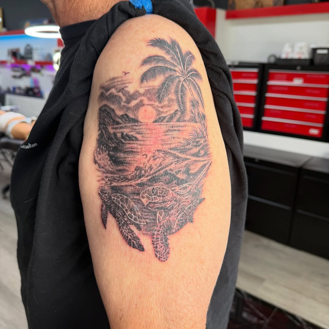 Tattoo by @jinx_ryder — realism, black_and_grey
