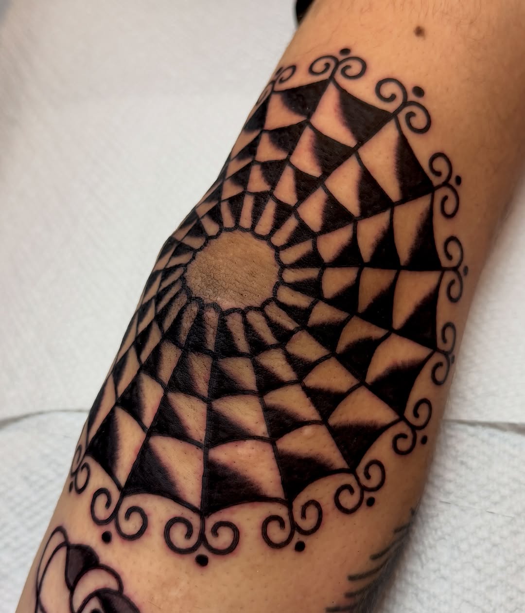 Tattoo by @ianjettnyc — geometric, blackwork