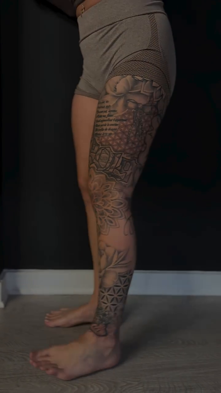 Tattoo by @vkilamb_studiotattoo — black_and_grey, ornamental