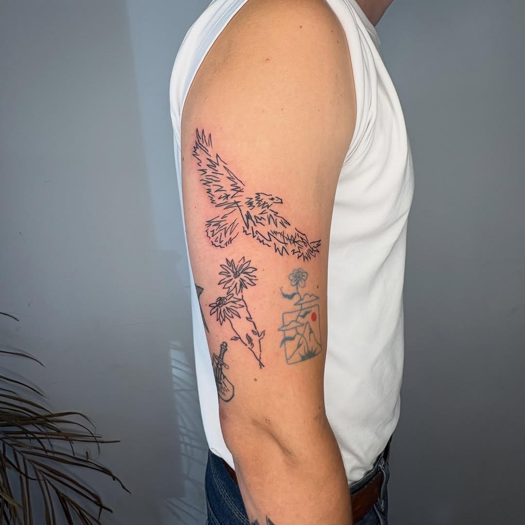 Tattoo by @seayalaterpirate — fine_line