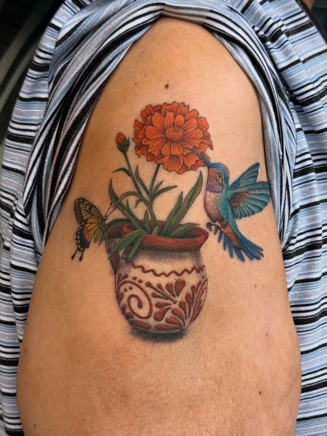 Tattoo by @trinatatuaje — realism, fine_line