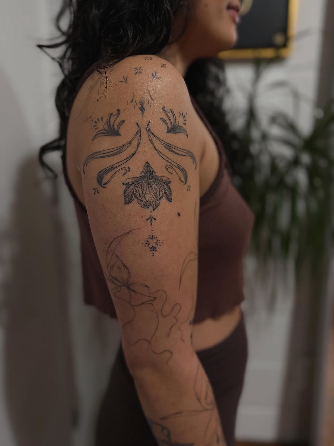 Tattoo by @aleks.north.tattoo — fine_line, ornamental