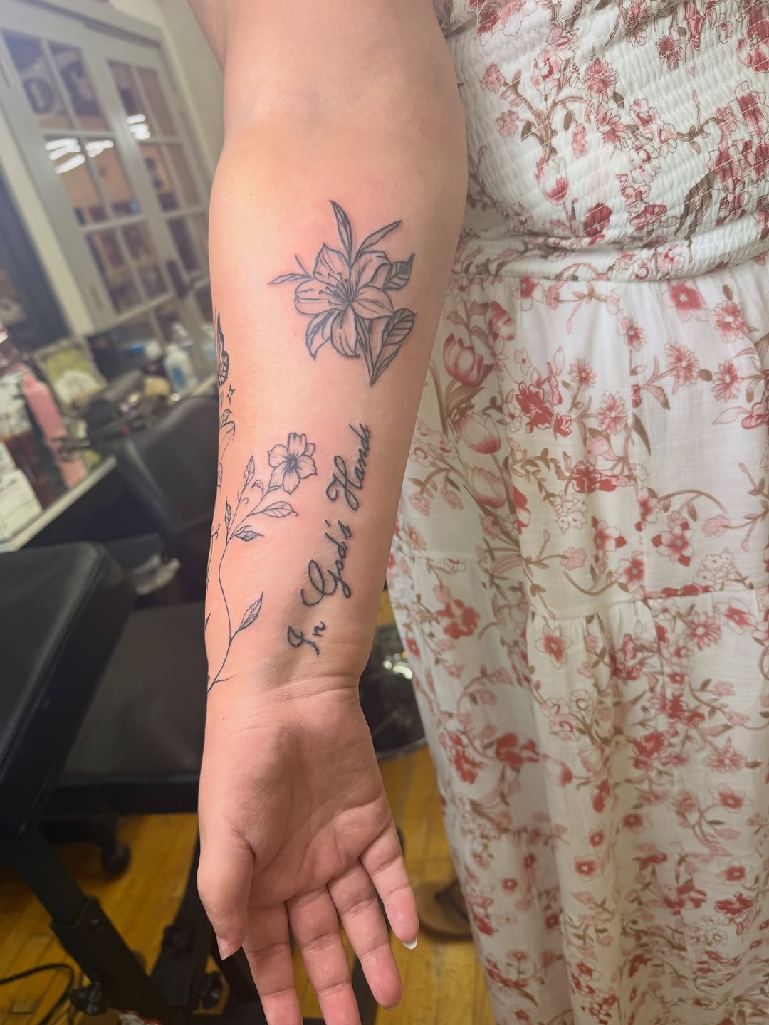Tattoo by @inked_by_parisapple — fine_line, lettering_script