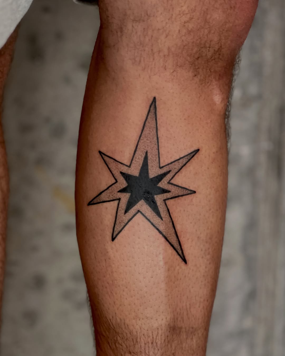Tattoo by @rakataka.tattoo โ blackwork
