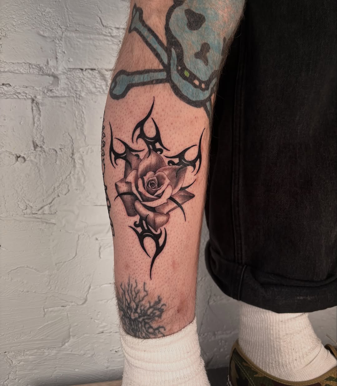 Tattoo by @uuptempo — black_and_grey, tribal
