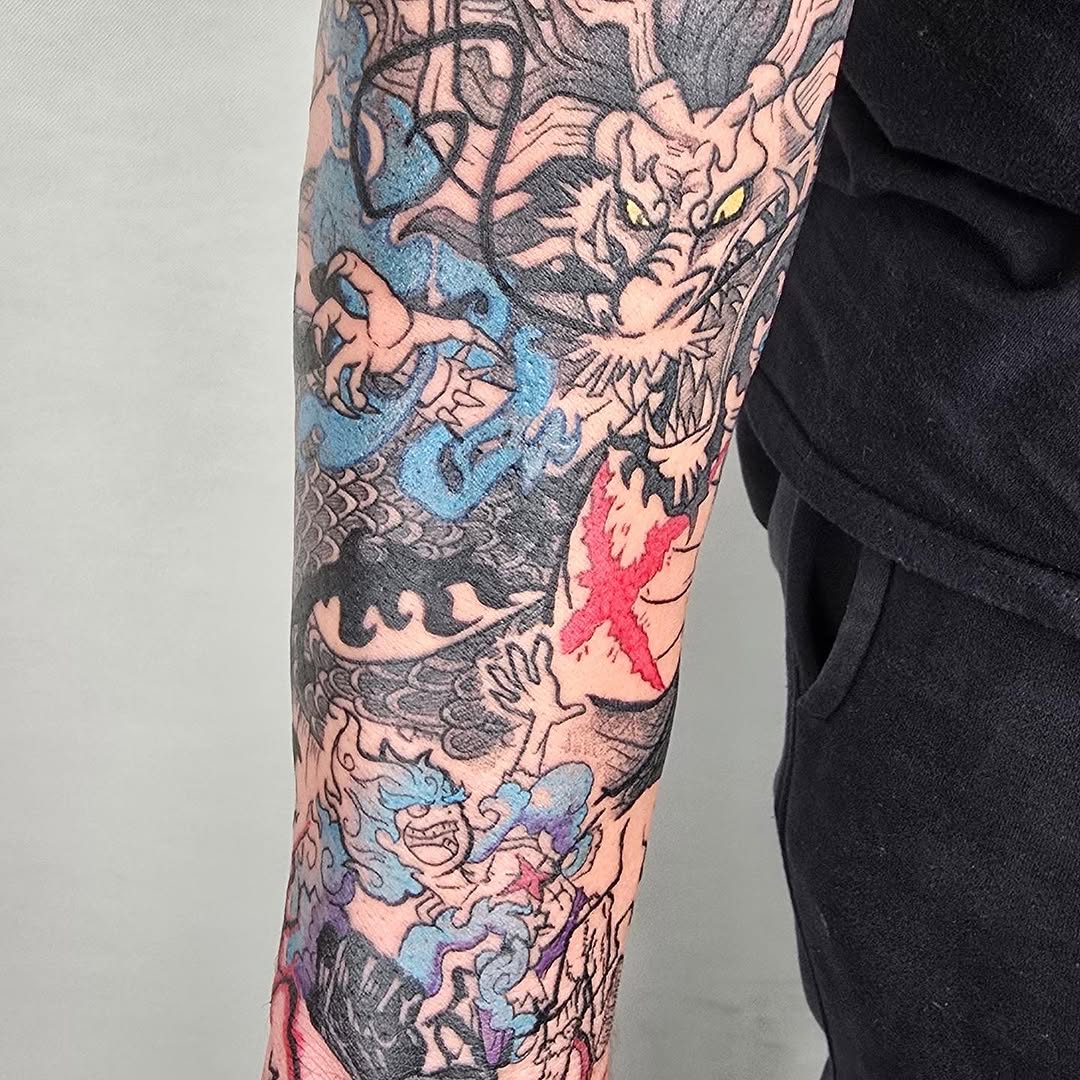 Tattoo by @dragonrock_tattoos — japanese_irezumi, new_school