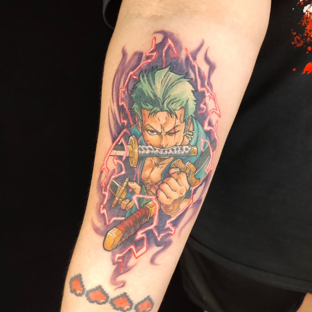 Tattoo by @dragonrock_tattoos — anime