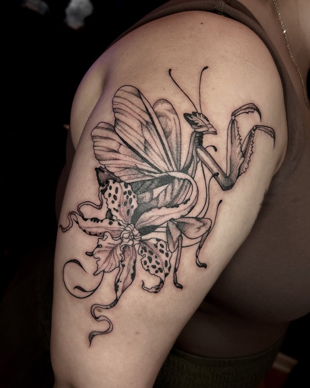 Tattoo by @dee.louisee — black_and_grey, realism