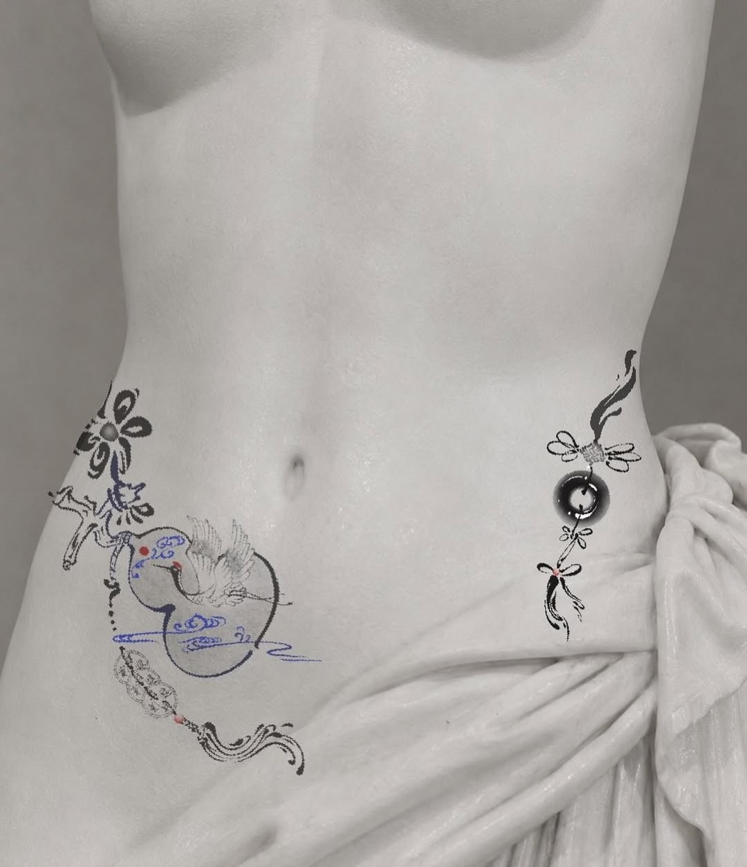 Tattoo by @shanyi.tats — japanese_irezumi, fine_line