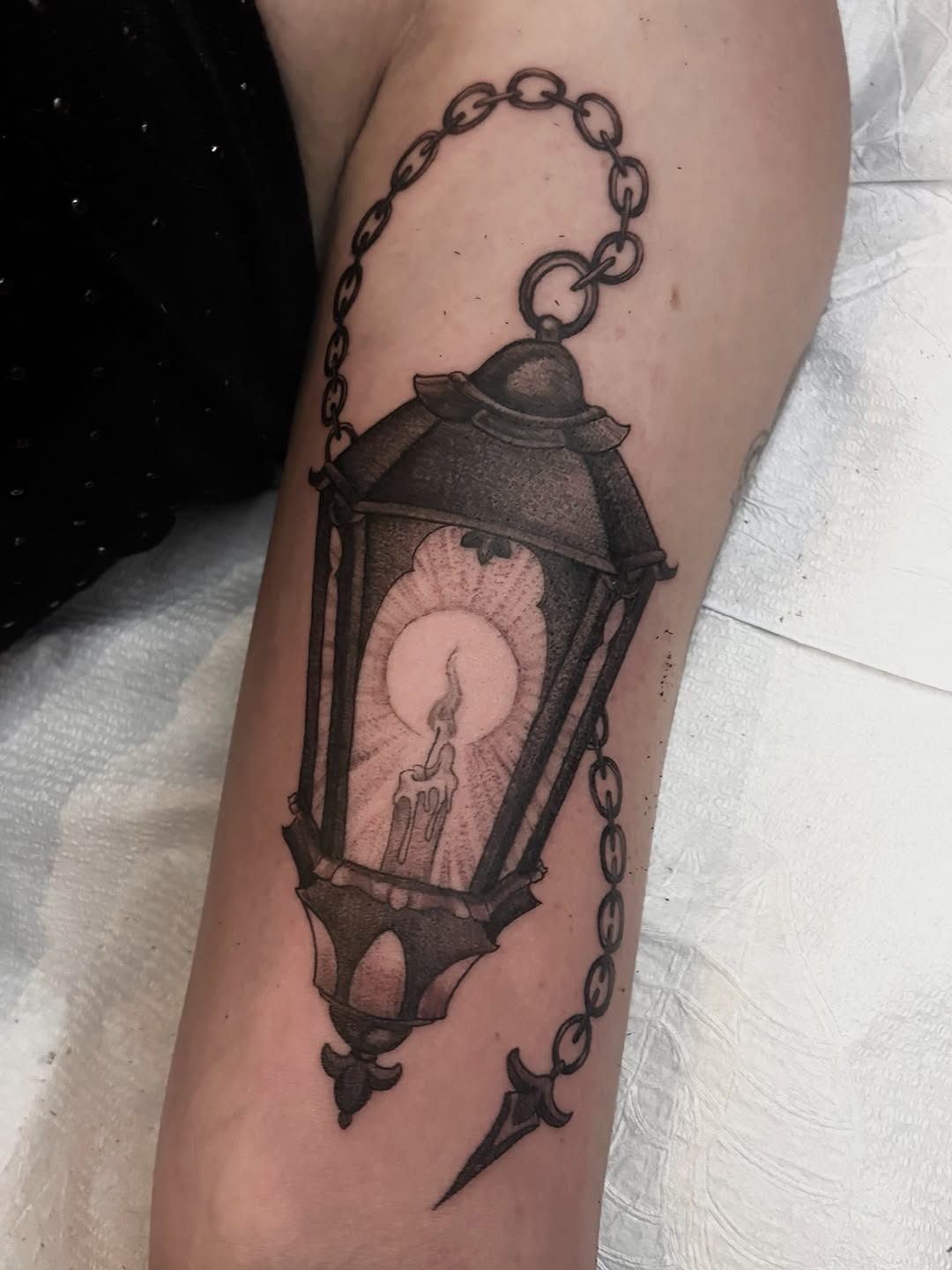 Tattoo by @meluusiine — black_and_grey, realism