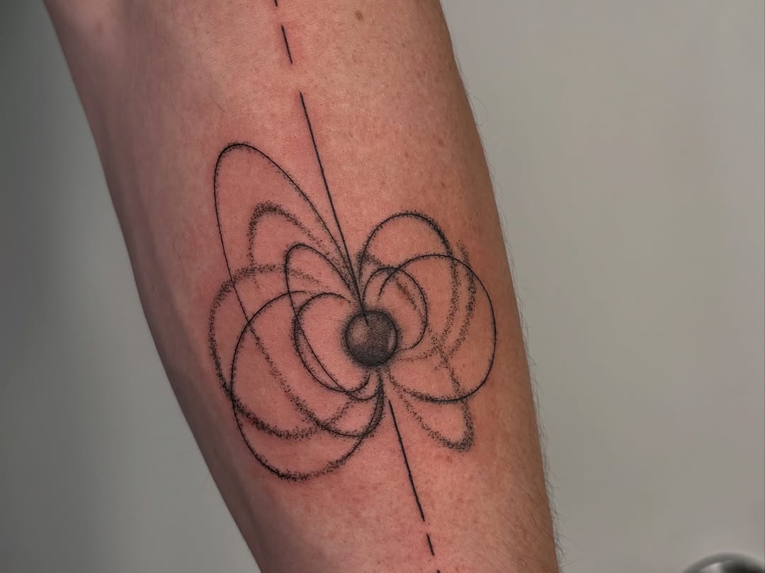 Tattoo by @silviieee — geometric, dotwork